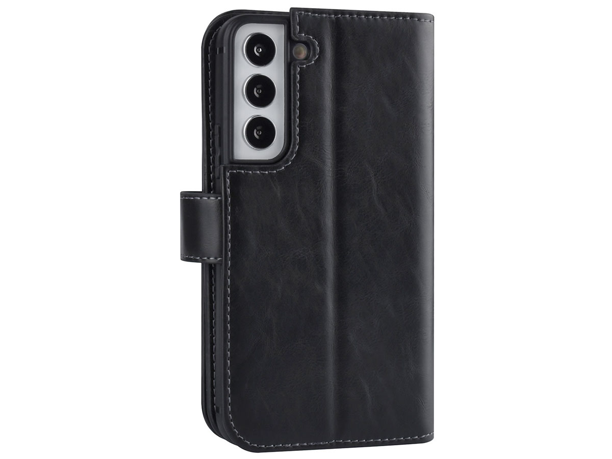 Uniq True Wallet Case Zwart - Samsung Galaxy S22+ hoesje