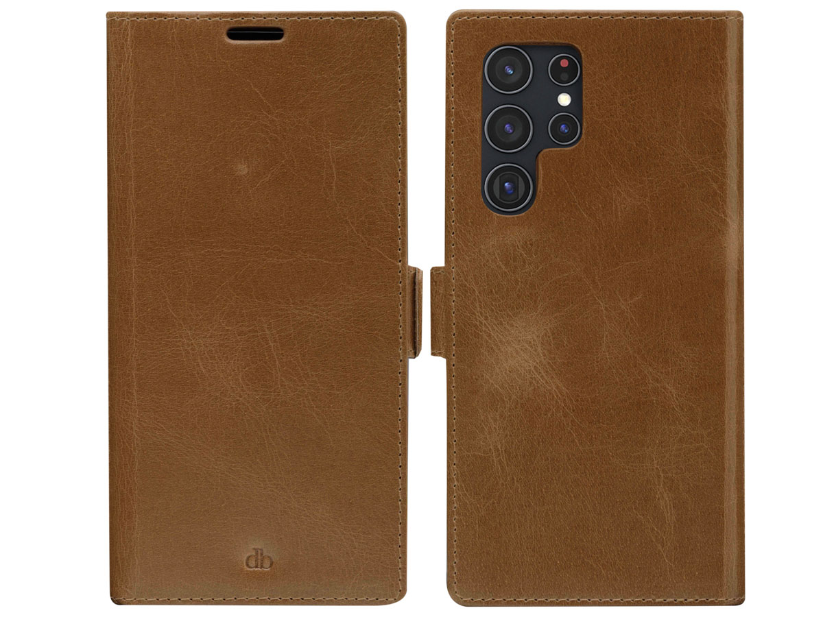 dbramante1928 Lynge 2in1 Case Tan - Samsung Galaxy S22 Ultra hoesje