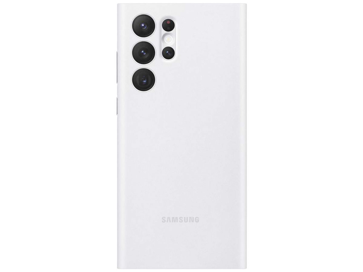 Samsung Galaxy S22 Ultra Clear View Cover Wit (EF-ZS908CW)
