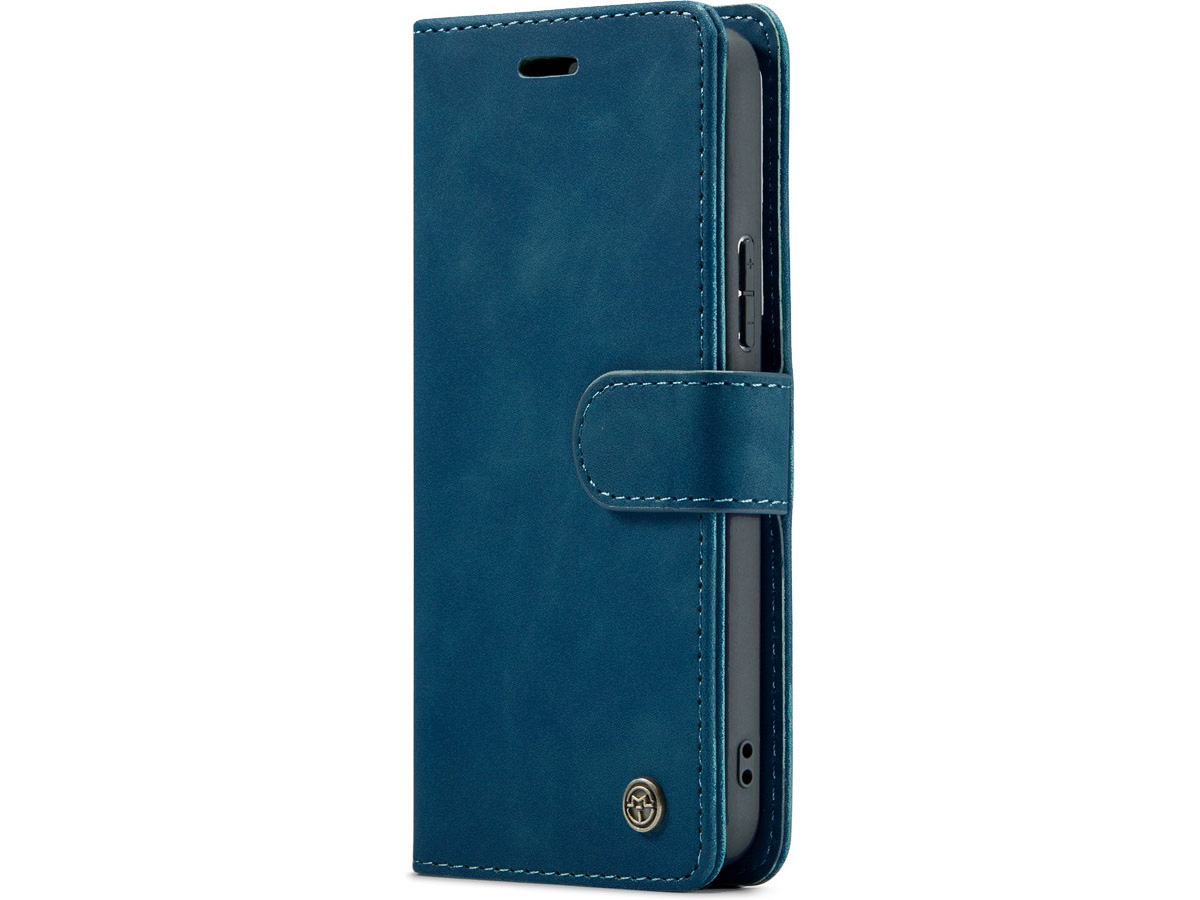 CaseMania 2in1 Magnetic Bookcase Blauw - Samsung Galaxy S23 FE Hoesje