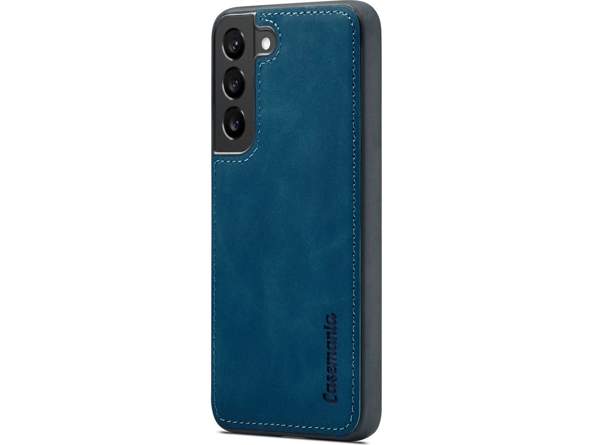 CaseMania 2in1 Magnetic Bookcase Blauw - Samsung Galaxy S23 FE Hoesje