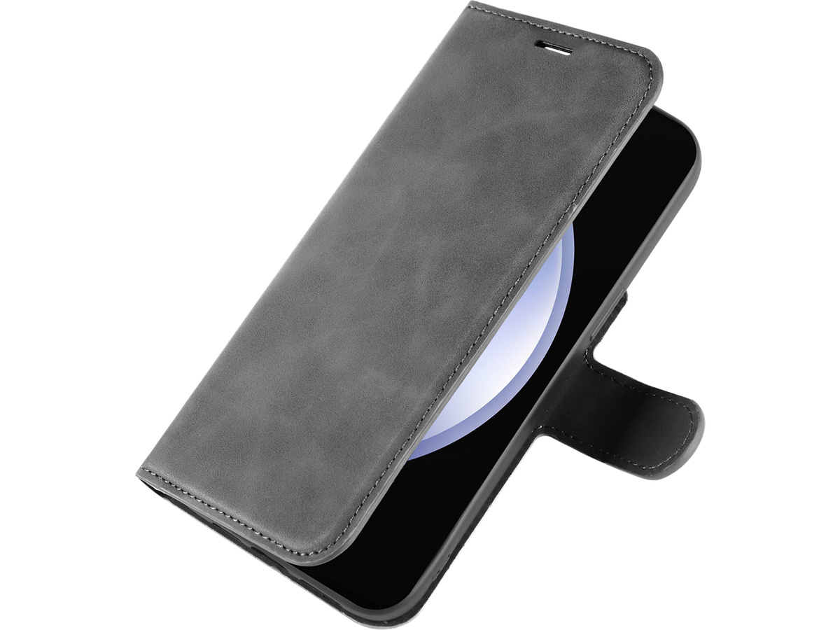 Just in Case Premium Wallet Folio Grijs - Samsung Galaxy S23 FE hoesje