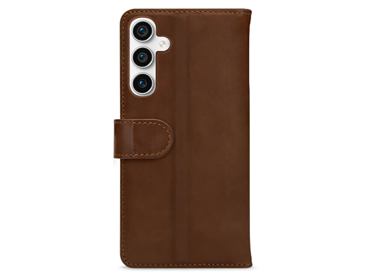 Mobilize Leather Wallet Bruin - Samsung Galaxy S23 FE Hoesje Leer