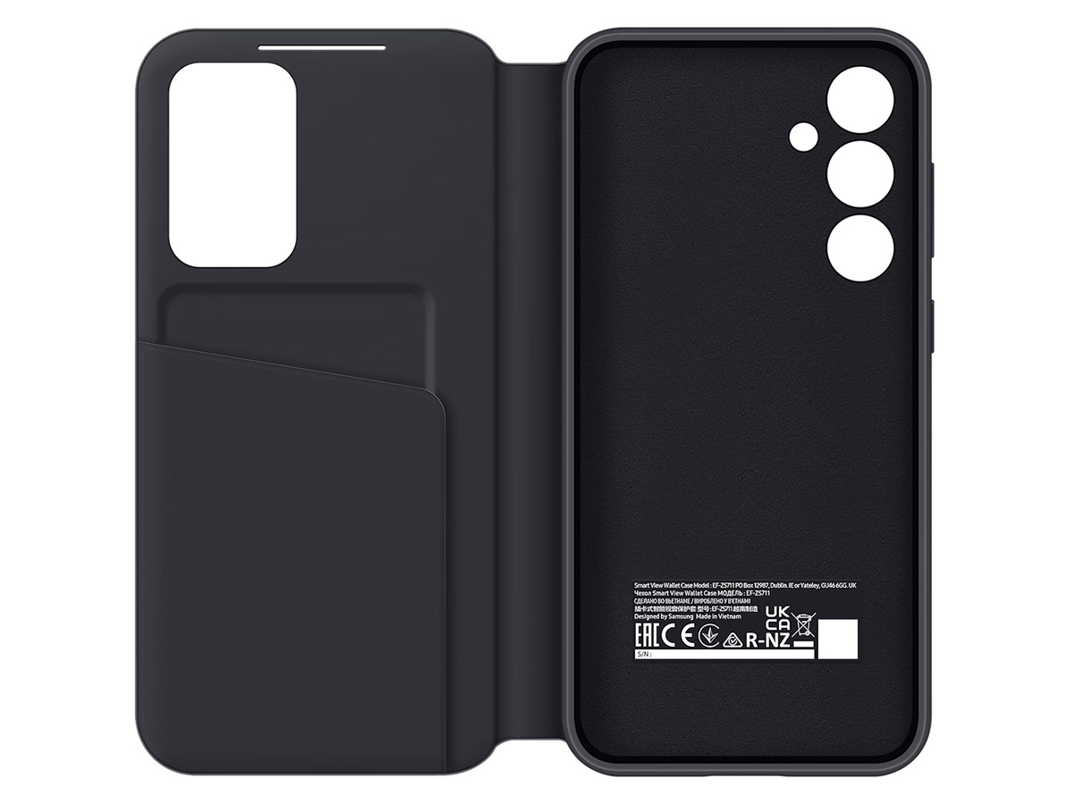 Samsung Galaxy S23 FE Smart View Wallet Case Zwart (EF-ZS711CB)