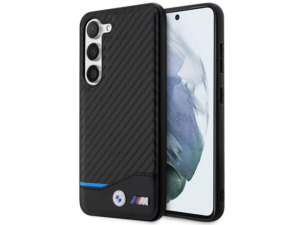 BMW M Carbon Look Case - Samsung Galaxy S23 hoesje