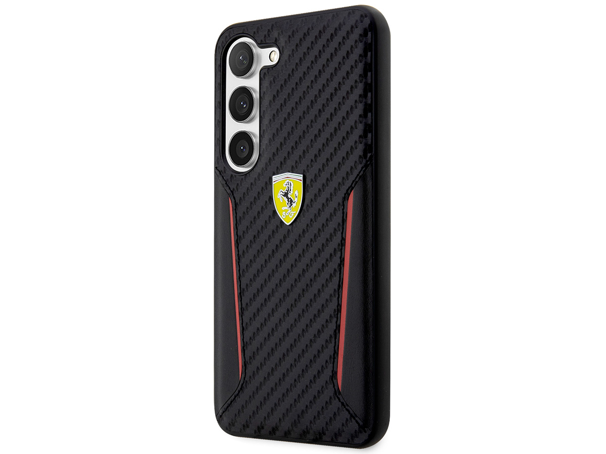Ferrari Carbon Look Case - Samsung Galaxy S23 hoesje
