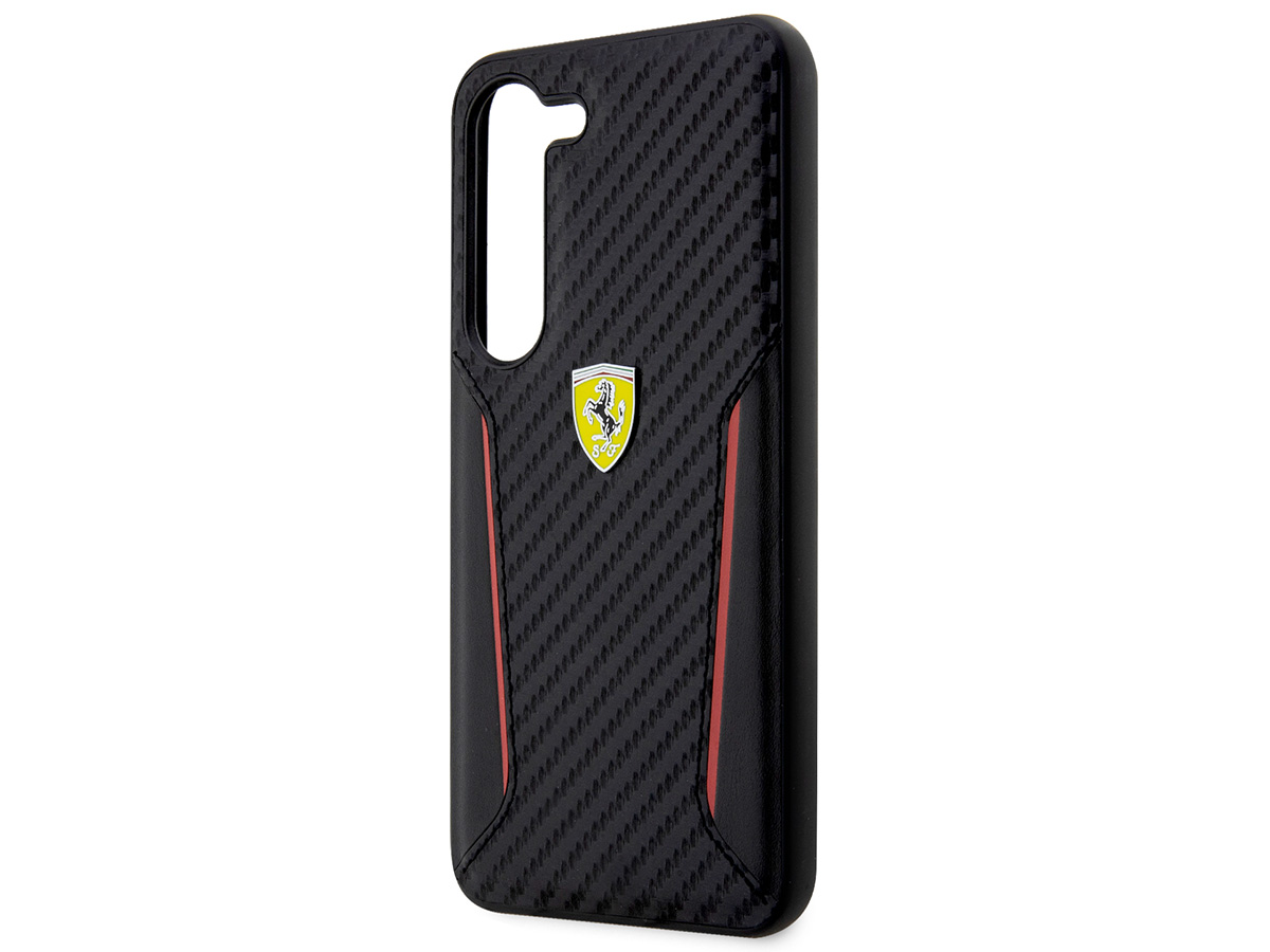 Ferrari Carbon Look Case - Samsung Galaxy S23 hoesje