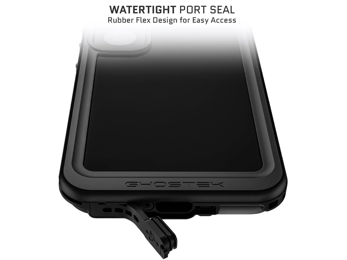 Ghostek Nautical Slim IP68 Waterdicht Samsung Galaxy S23 hoesje Zwart