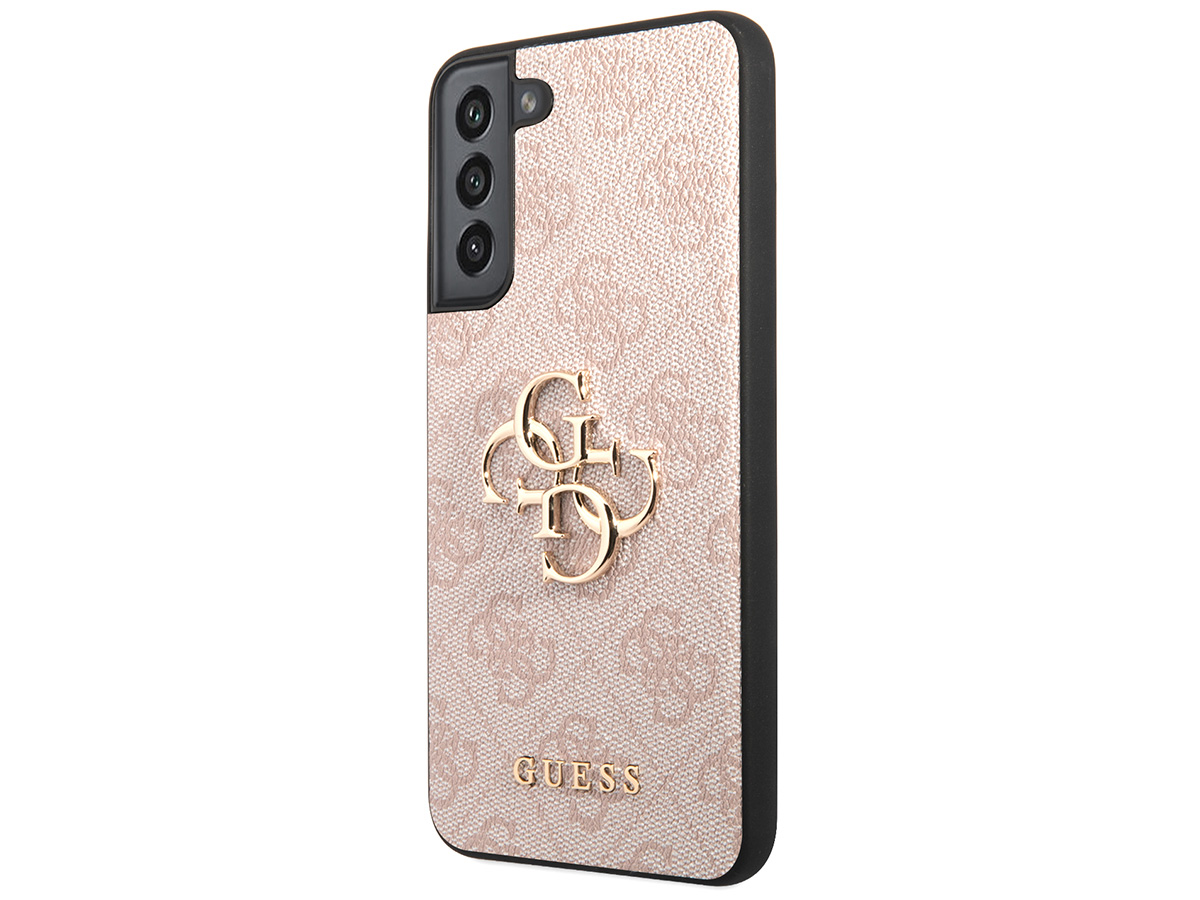 Guess Big 4G Monogram Case Roze - Samsung Galaxy S23 hoesje