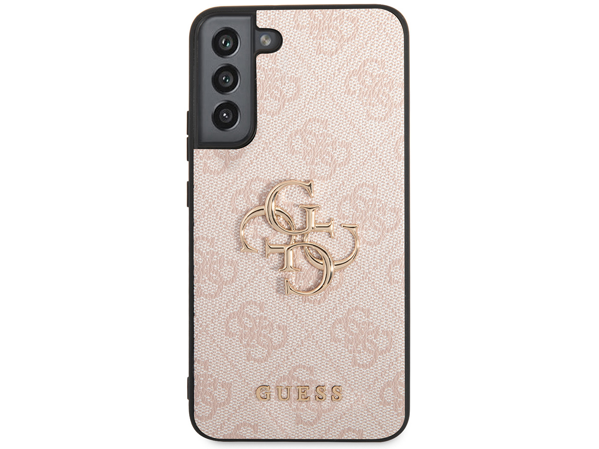 Guess Big 4G Monogram Case Roze - Samsung Galaxy S23 hoesje