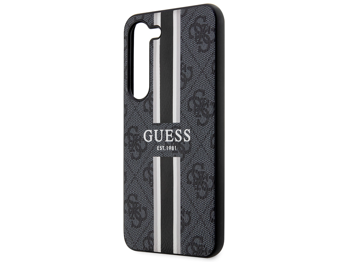 Guess College Monogram Case Grijs - Samsung Galaxy S23 hoesje