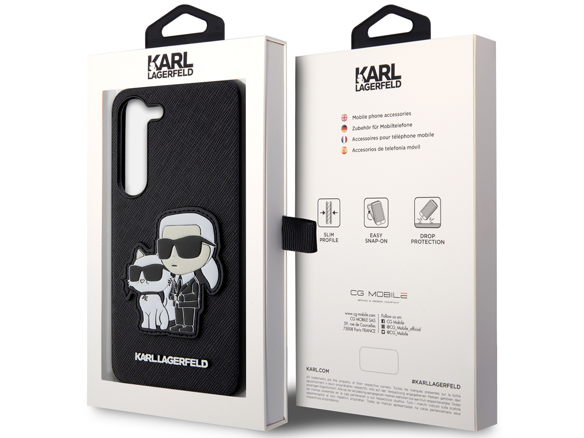 Karl Lagerfeld Ikonik Duo Case - Samsung Galaxy S23 hoesje