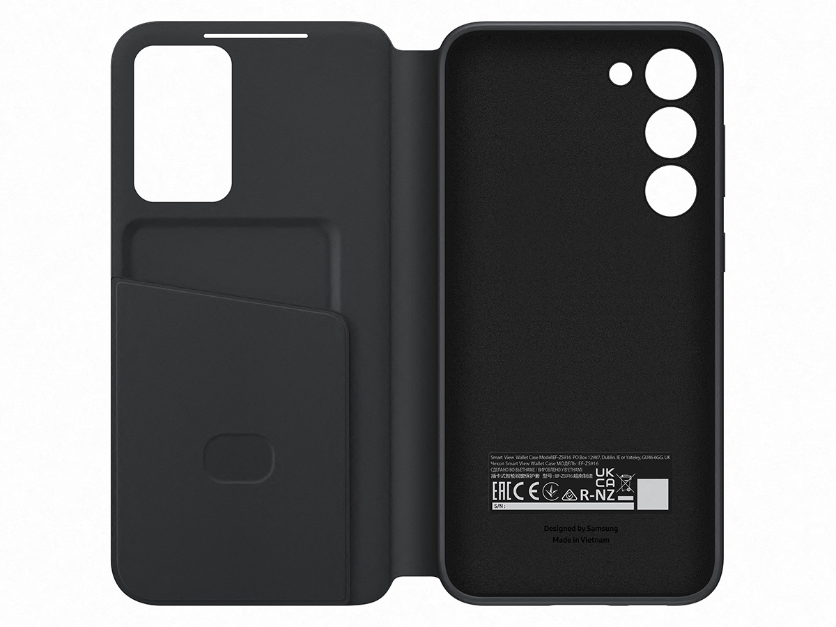 Samsung Galaxy S23 Smart View Wallet Case Zwart (EF-ZS911CB)