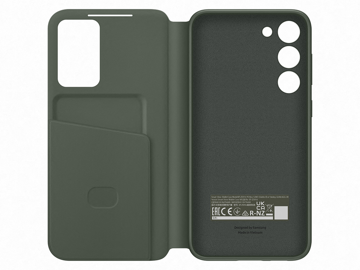 Samsung Galaxy S23 Smart View Wallet Case Groen (EF-ZS911CG)