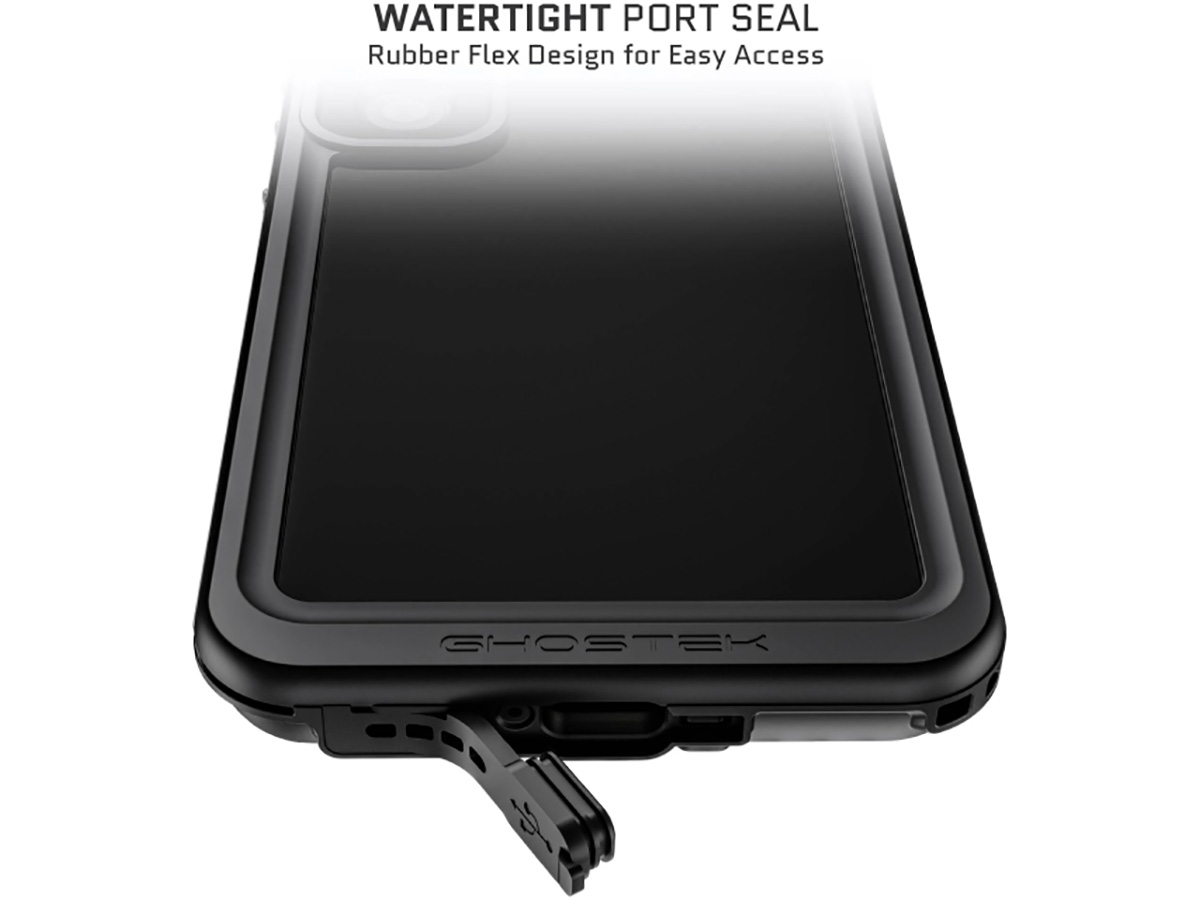 Ghostek Nautical Slim IP68 Waterdicht Samsung Galaxy S23+ hoesje Zwart
