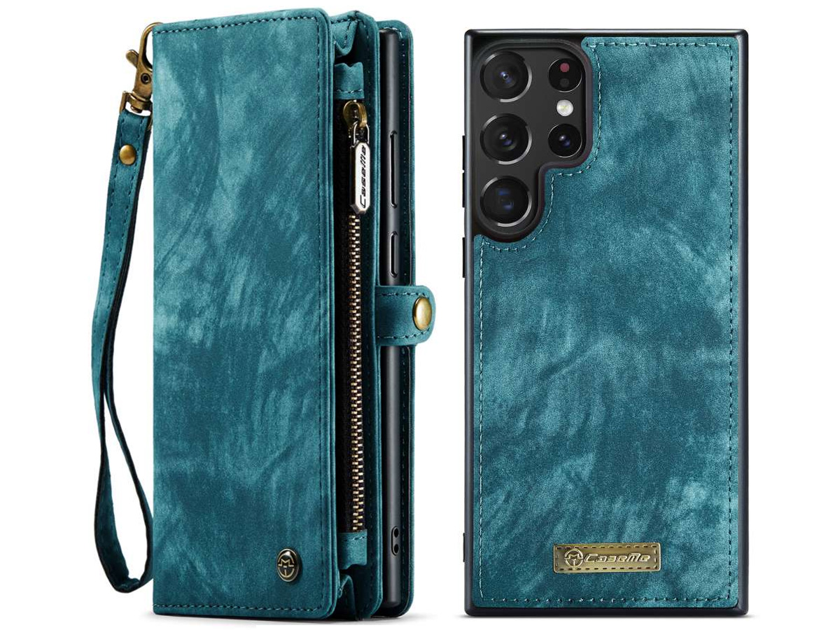 CaseMe Samsung Galaxy S23 Plus wallet hoesje - Blauw