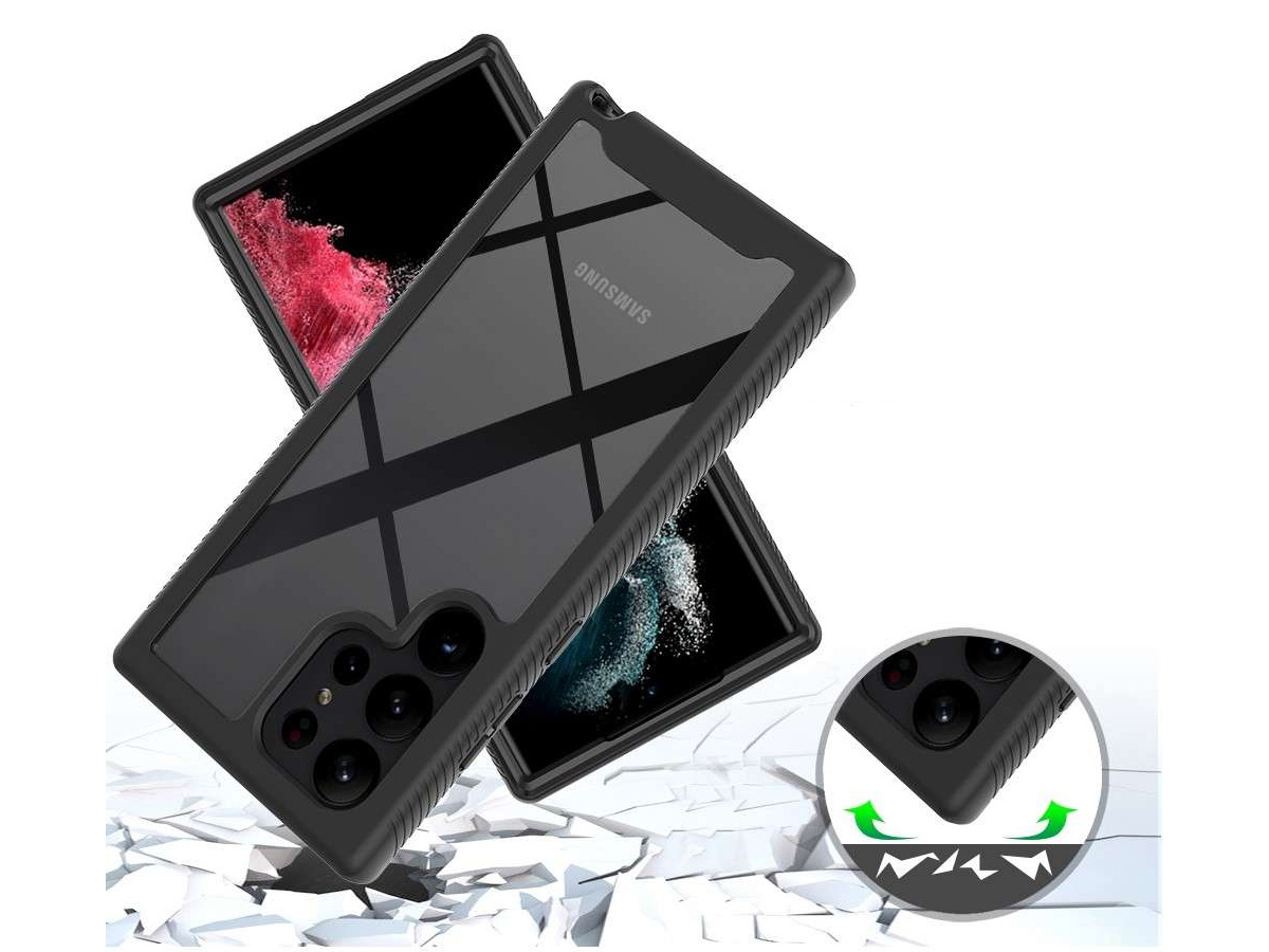 Just in Case 360 Shock Proof Case  - Samsung Galaxy S23 Ultra hoesje