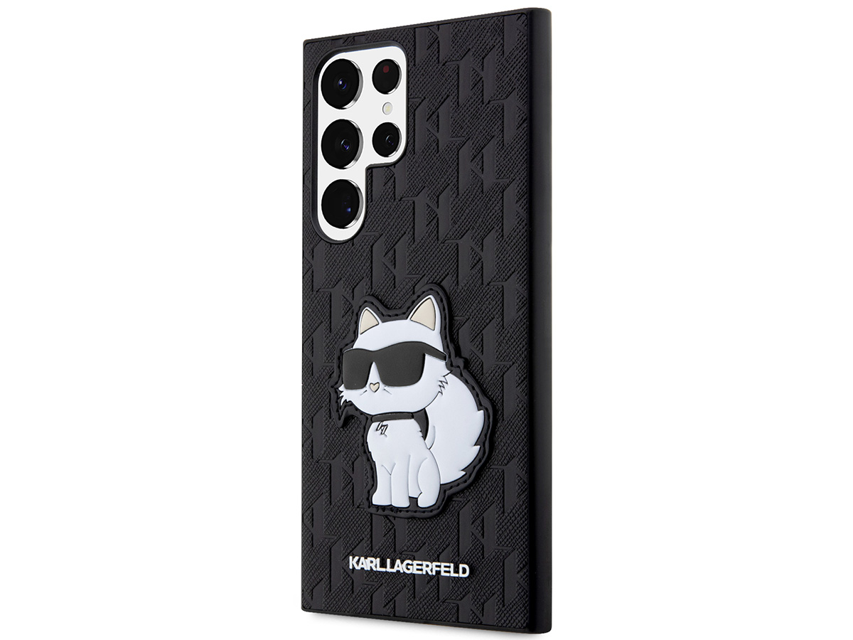 Karl Lagerfeld Ikonik Choupette Case - Samsung Galaxy S23 Ultra hoesje