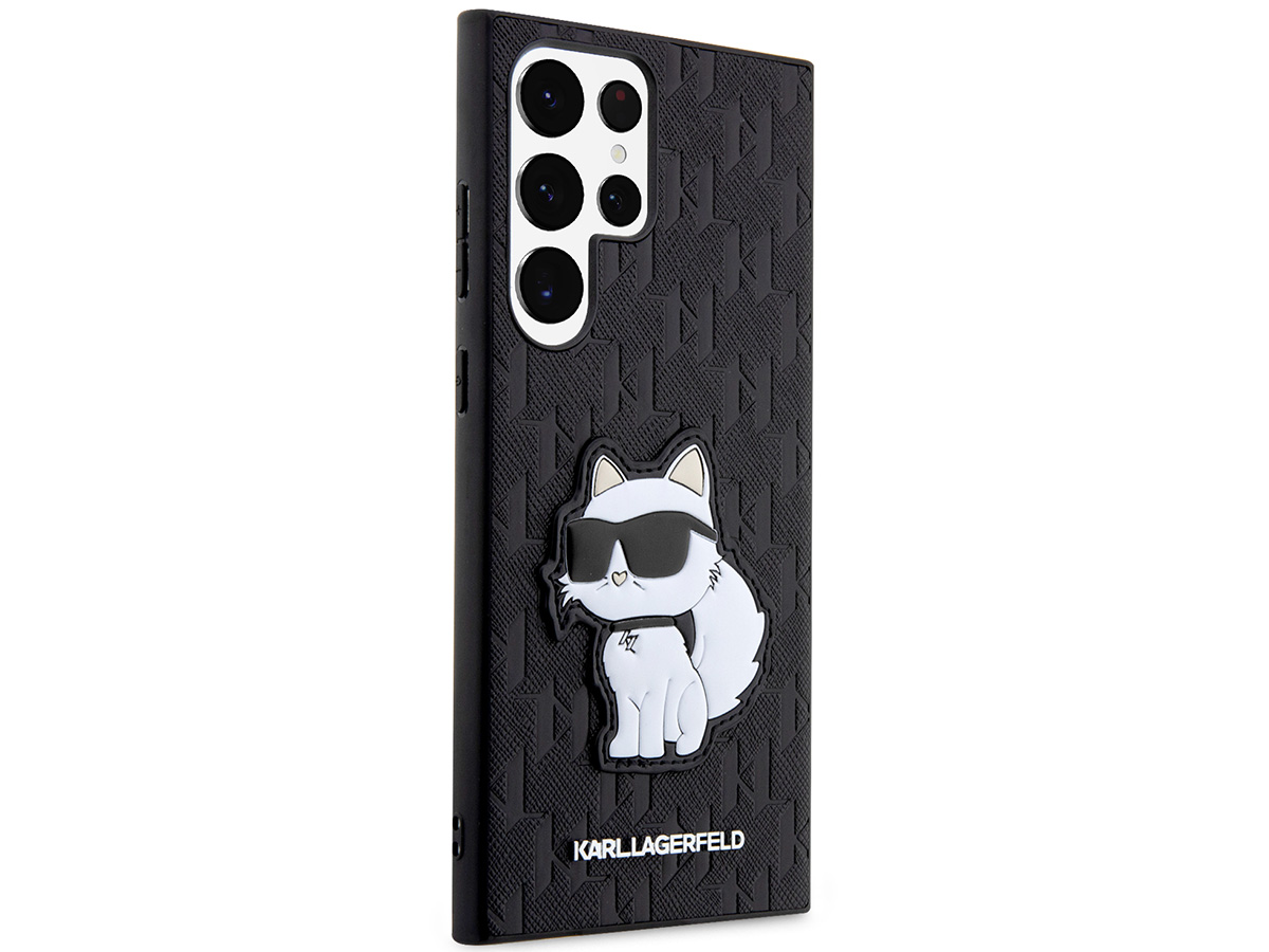 Karl Lagerfeld Ikonik Choupette Case - Samsung Galaxy S23 Ultra hoesje