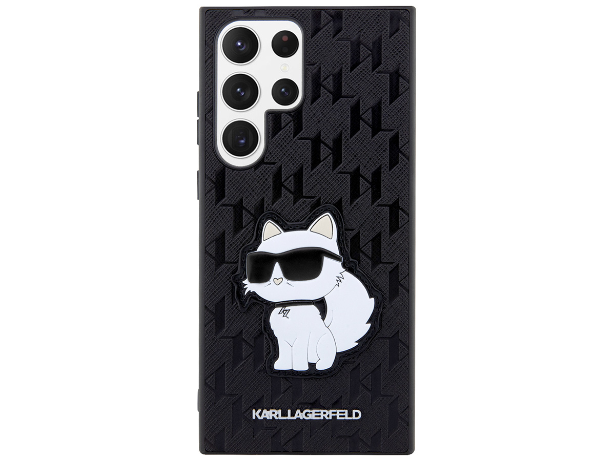 Karl Lagerfeld Ikonik Choupette Case - Samsung Galaxy S23 Ultra hoesje