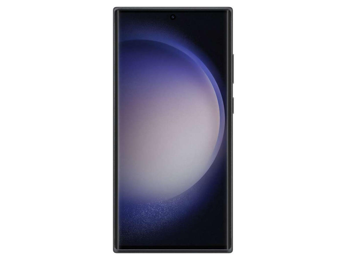 Samsung Galaxy S23 Ultra Leather Case Zwart (EF-VS918LB)