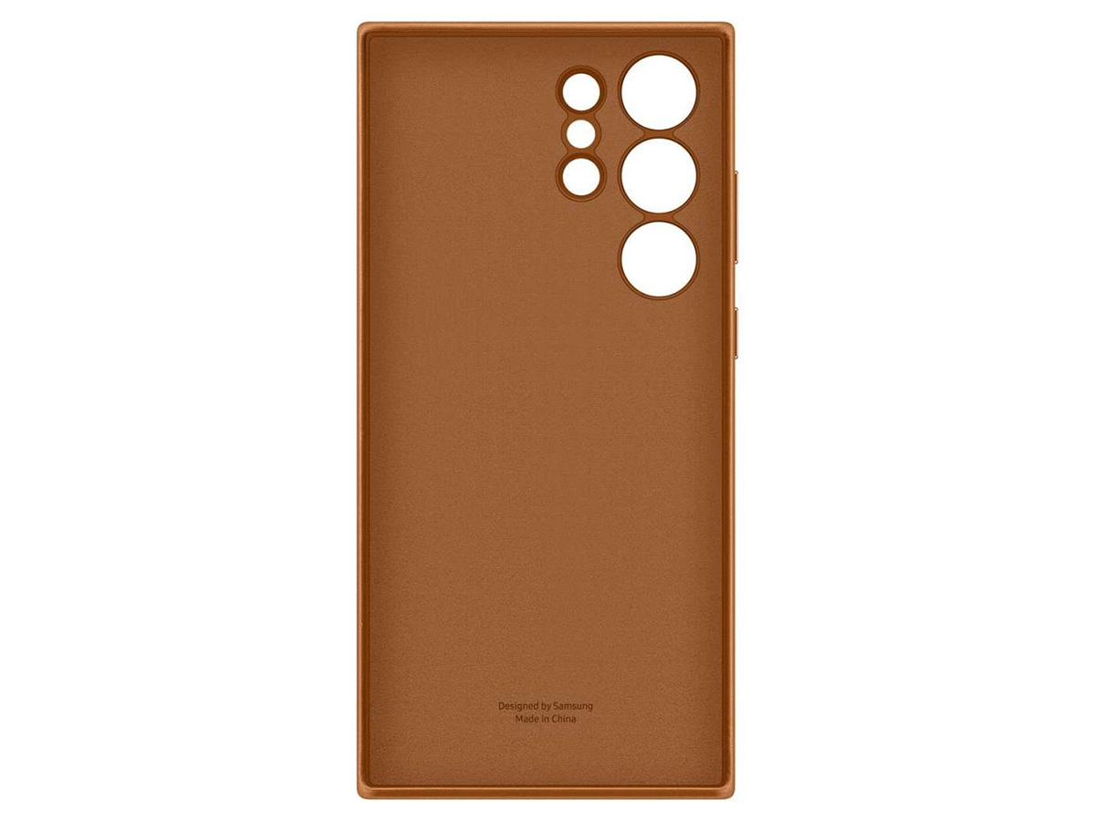 Samsung Galaxy S23 Ultra Leather Case Cognac (EF-VS918LA)