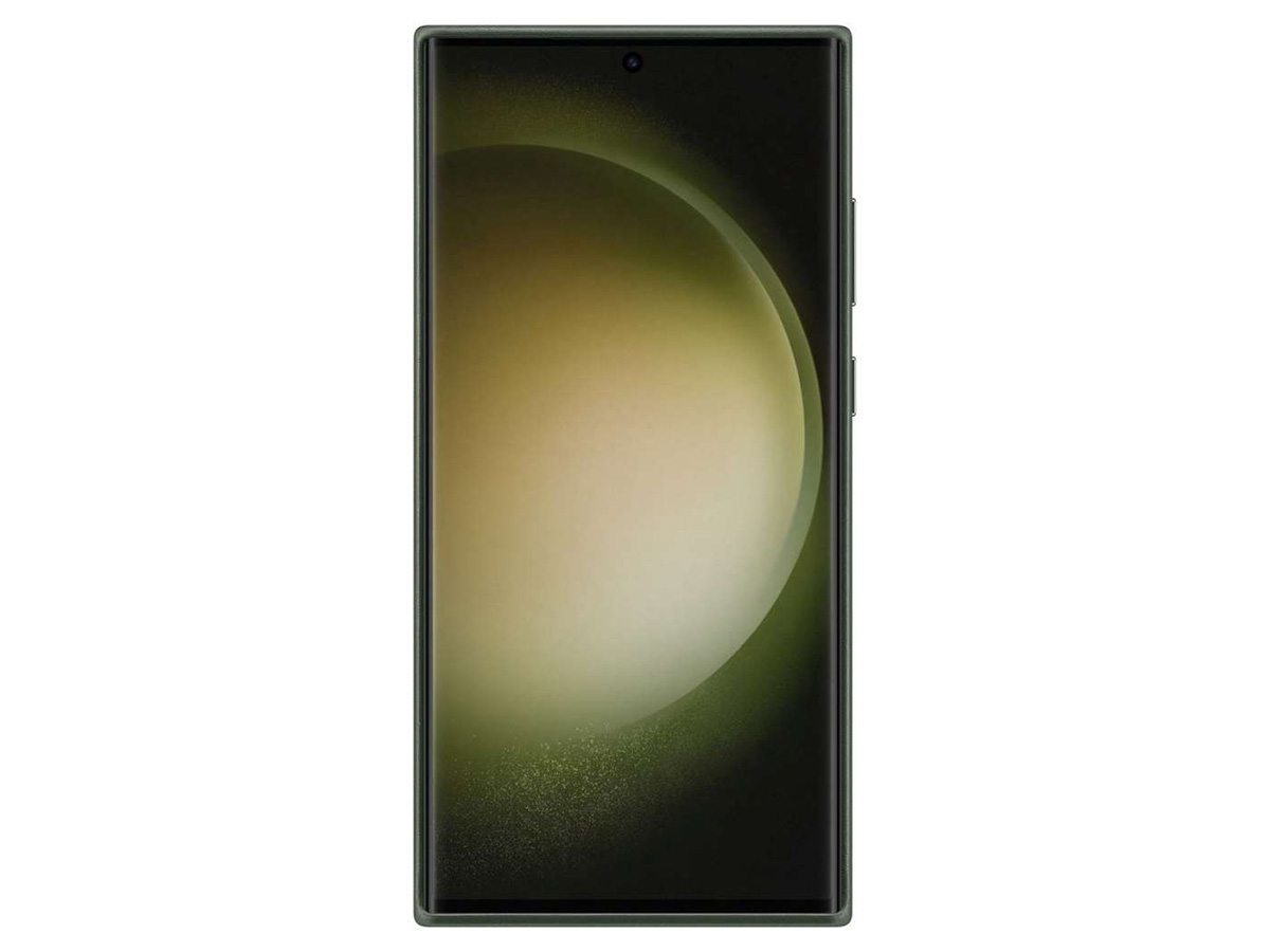 Samsung Galaxy S23 Ultra Leather Case Groen (EF-VS918LG)