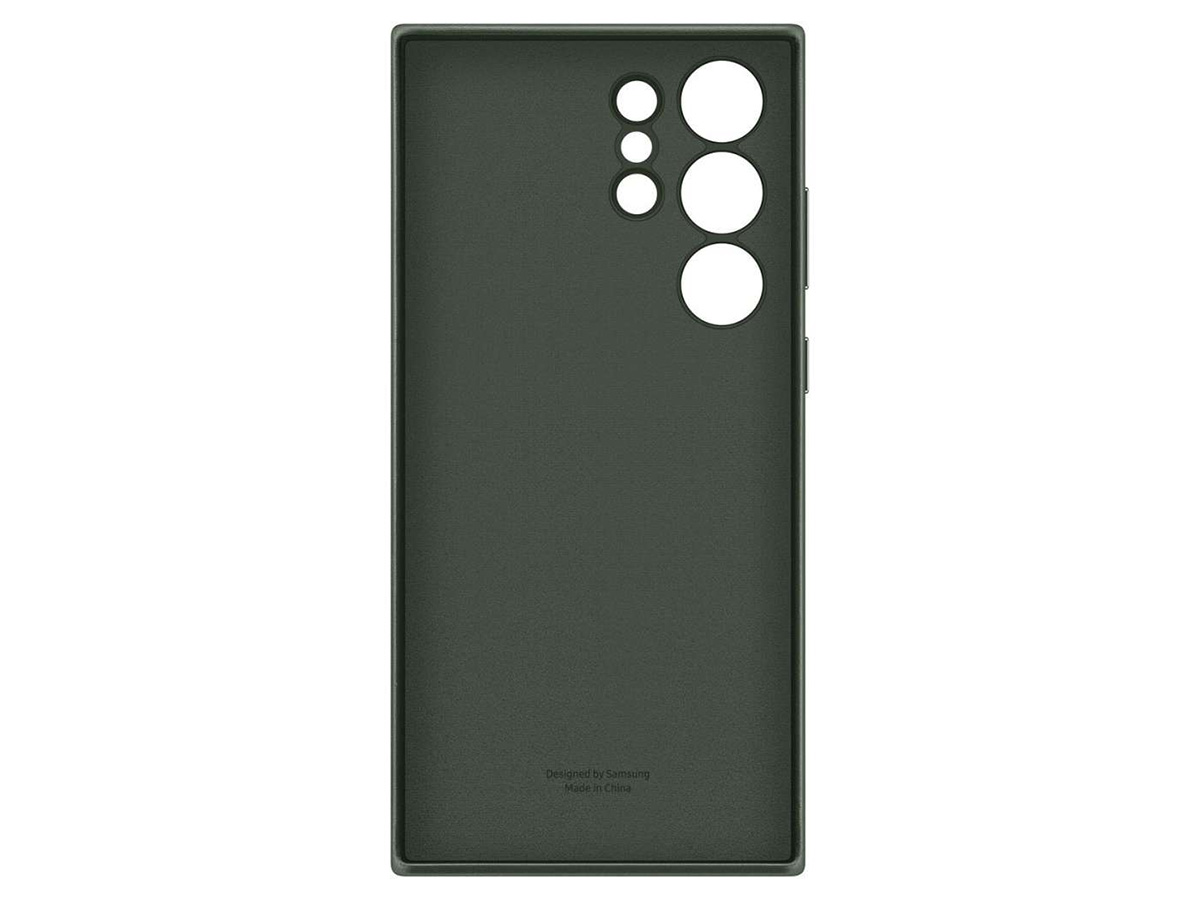 Samsung Galaxy S23 Ultra Leather Case Groen (EF-VS918LG)