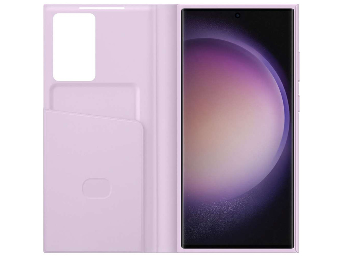 Samsung Galaxy S23 Ultra Smart View Wallet Case Lila (EF-ZS918CV)