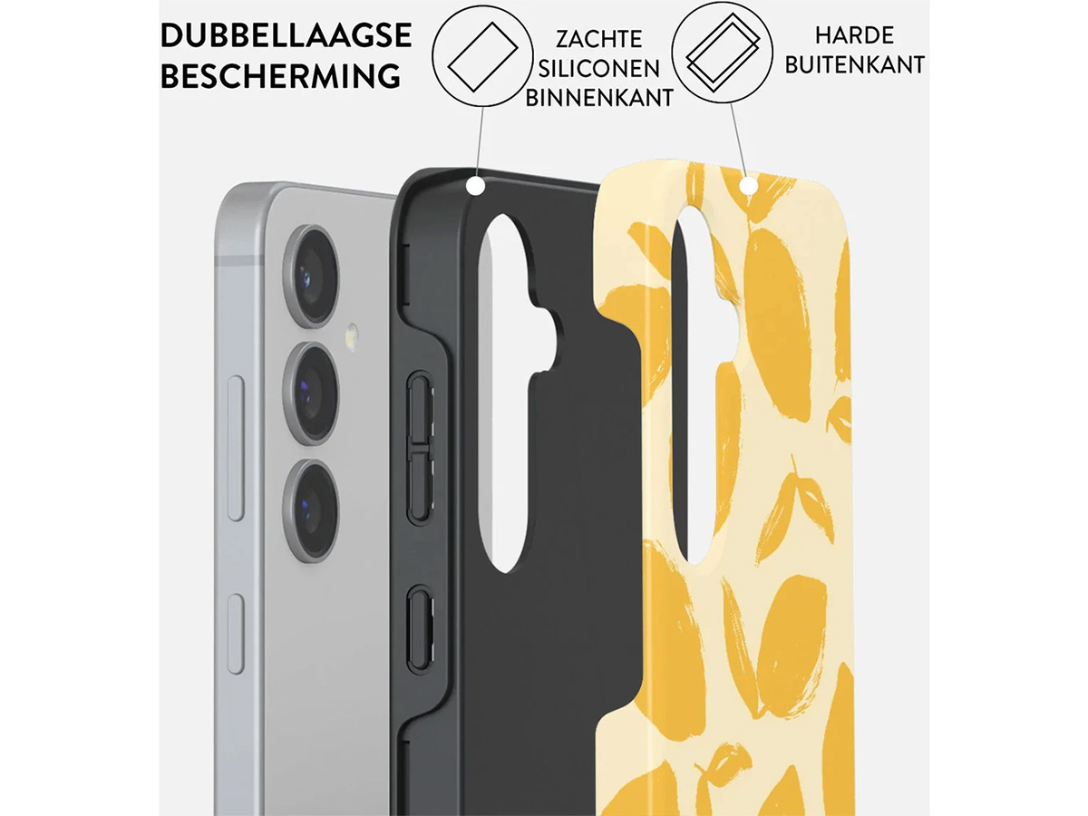 Burga Tough Case Lemon Tart - Samsung Galaxy S24 Hoesje