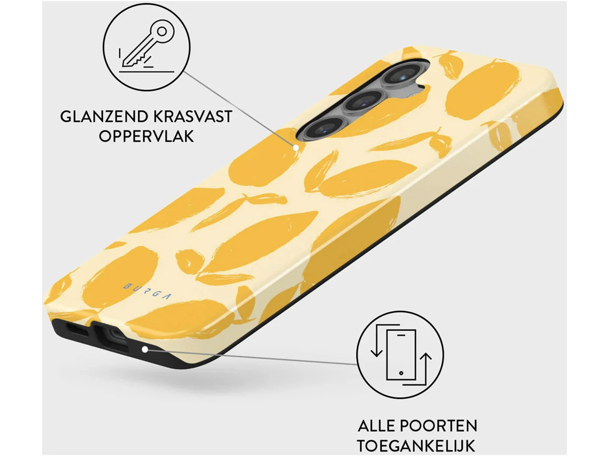 Burga Tough Case Lemon Tart - Samsung Galaxy S24 Hoesje