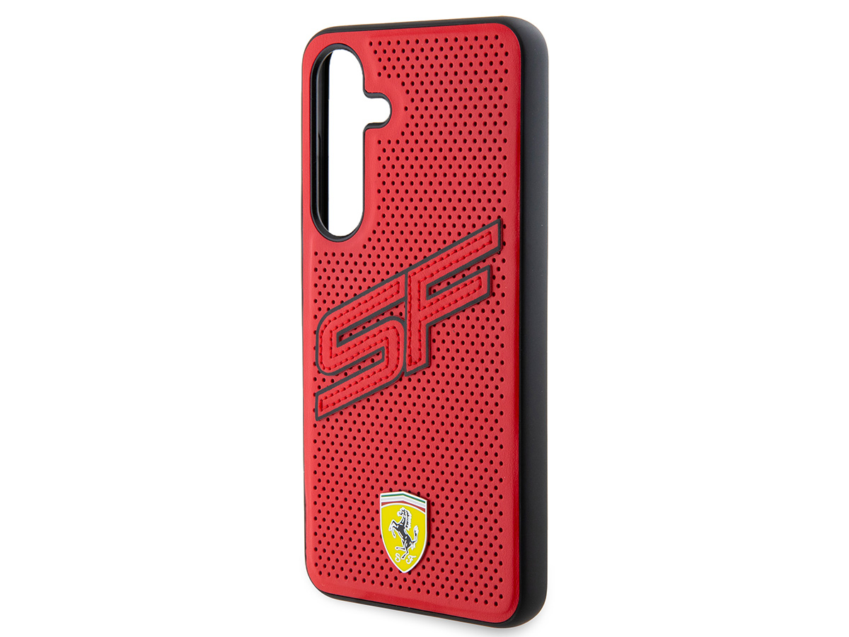 Ferrari SF Perforated Case Rood - Samsung Galaxy S24 hoesje