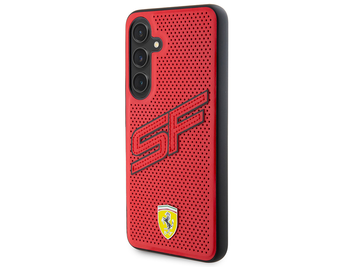 Ferrari SF Perforated Case Rood - Samsung Galaxy S24 hoesje