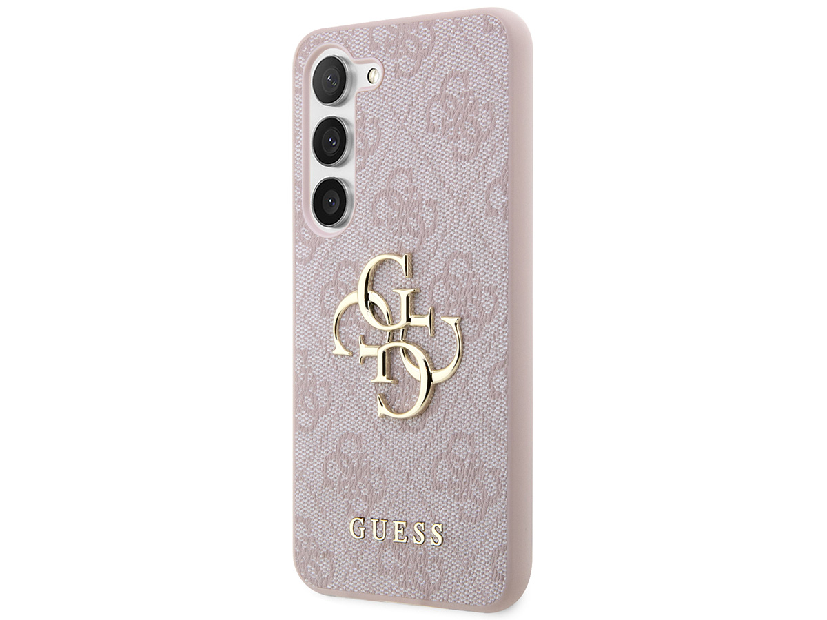 Guess Big 4G Monogram Case Roze - Samsung Galaxy S24 hoesje