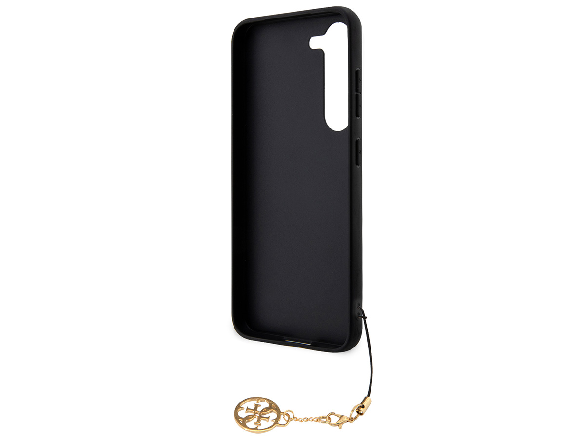 Guess Monogram Charm Case Grijs - Samsung Galaxy S24 hoesje