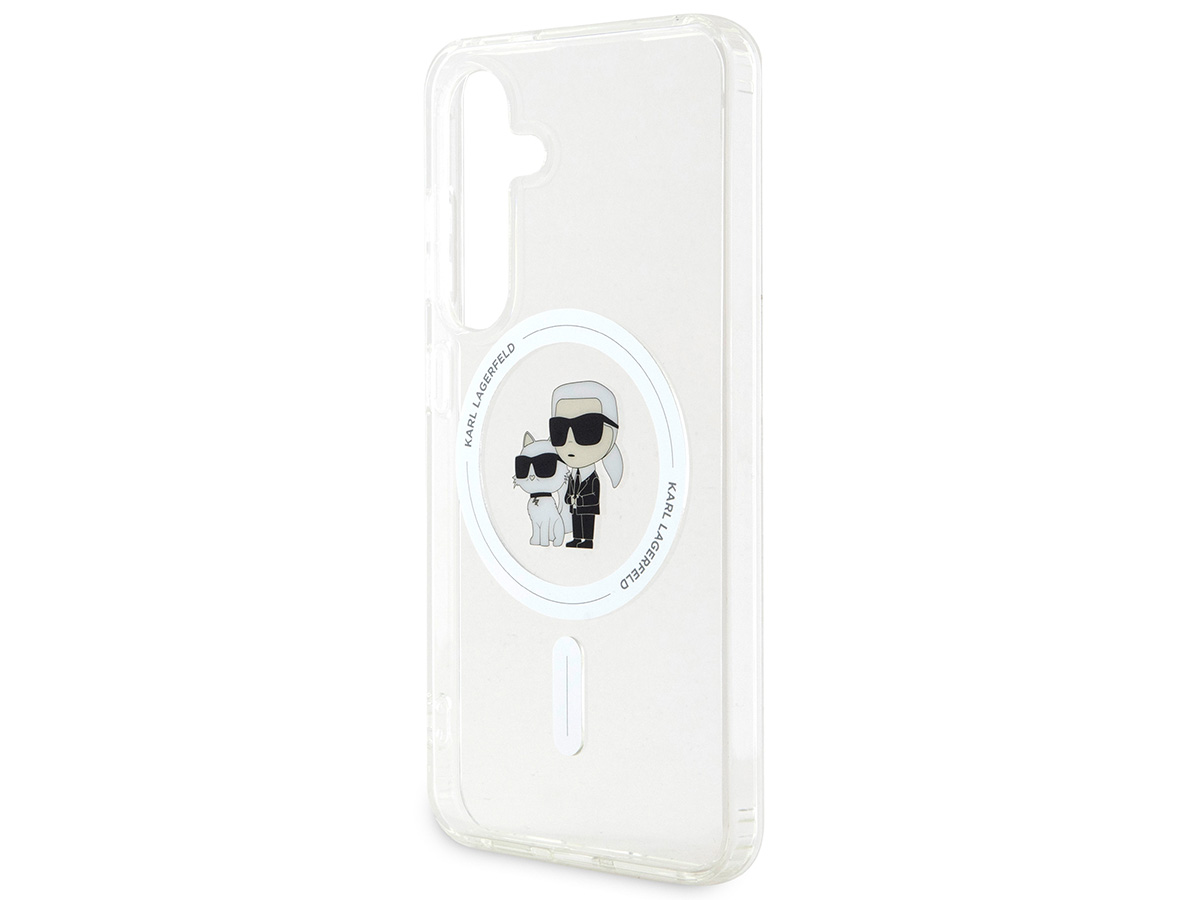 Karl Lagerfeld Ikonik Duo MagSafe Case Clear - Samsung Galaxy S24 hoesje