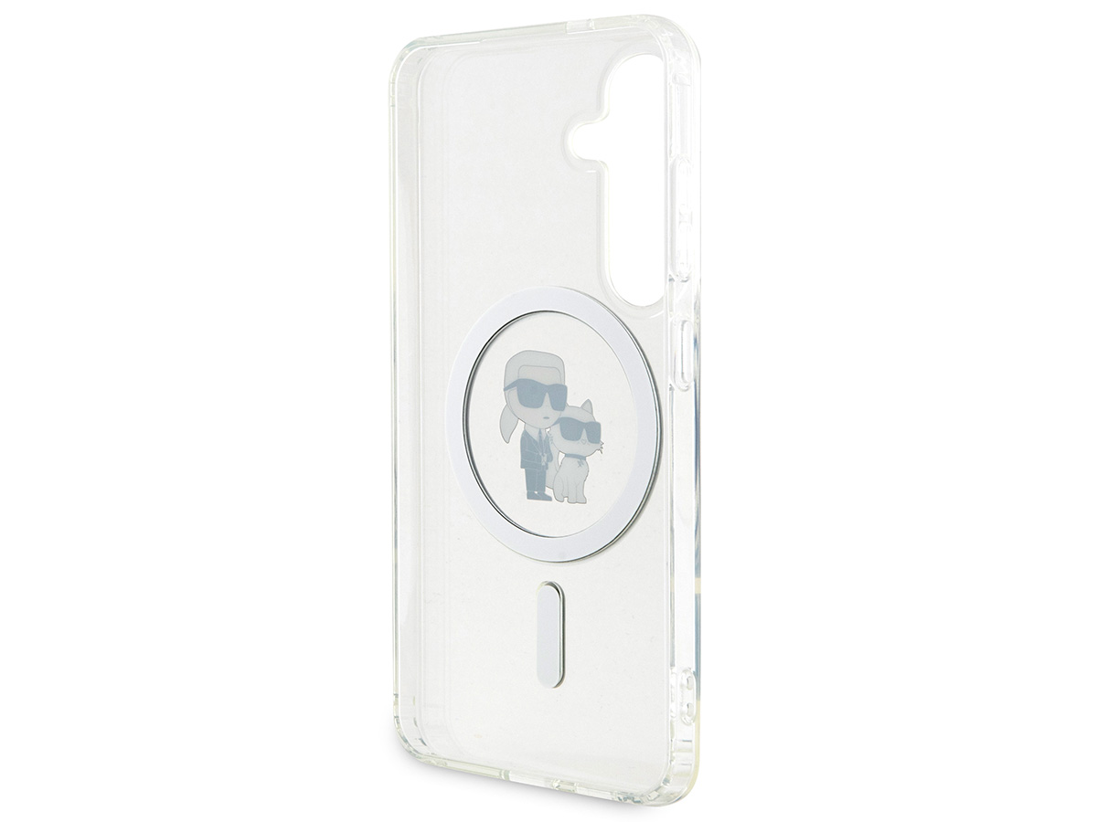 Karl Lagerfeld Ikonik Duo MagSafe Case Clear - Samsung Galaxy S24 hoesje