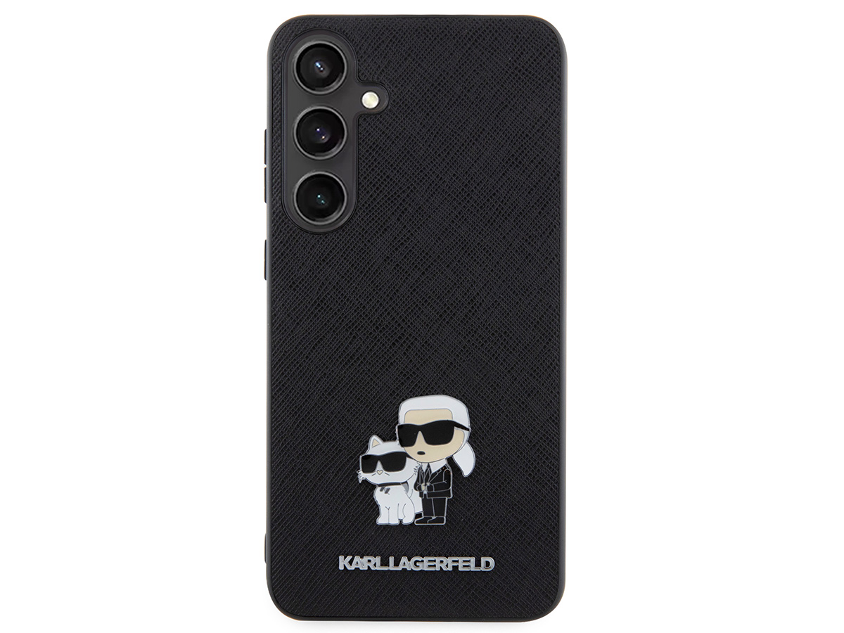 Karl Lagerfeld Ikonik Duo Metal Case - Samsung Galaxy S24 hoesje