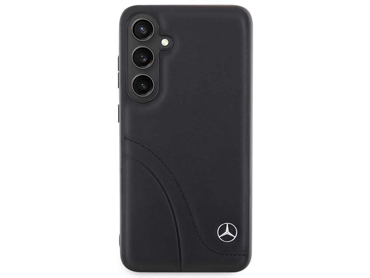 Mercedes-Benz Stitched Leather Case - Samsung Galaxy S24 hoesje