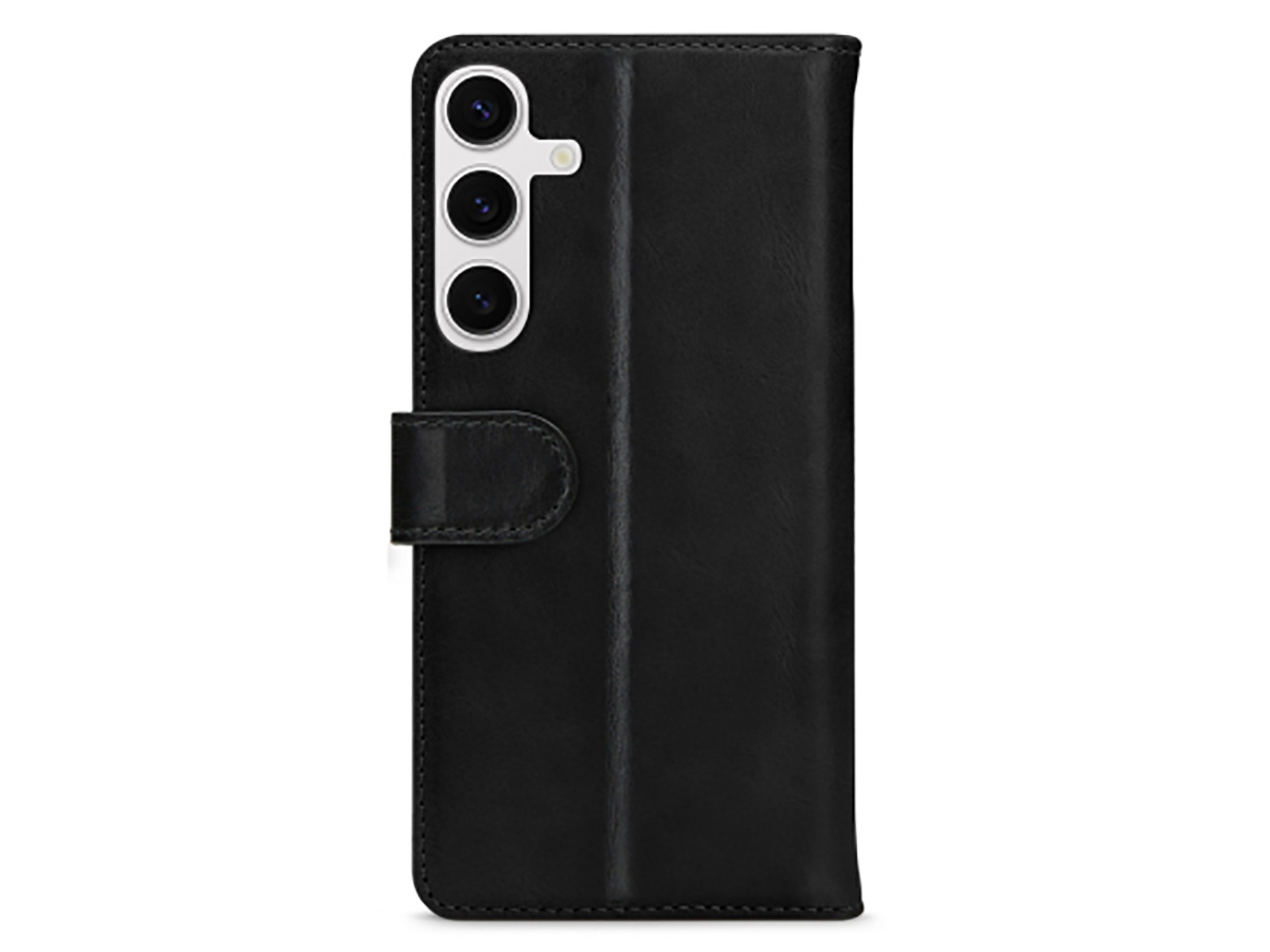 Mobilize Leather Wallet Zwart - Samsung Galaxy S24 Hoesje Leer