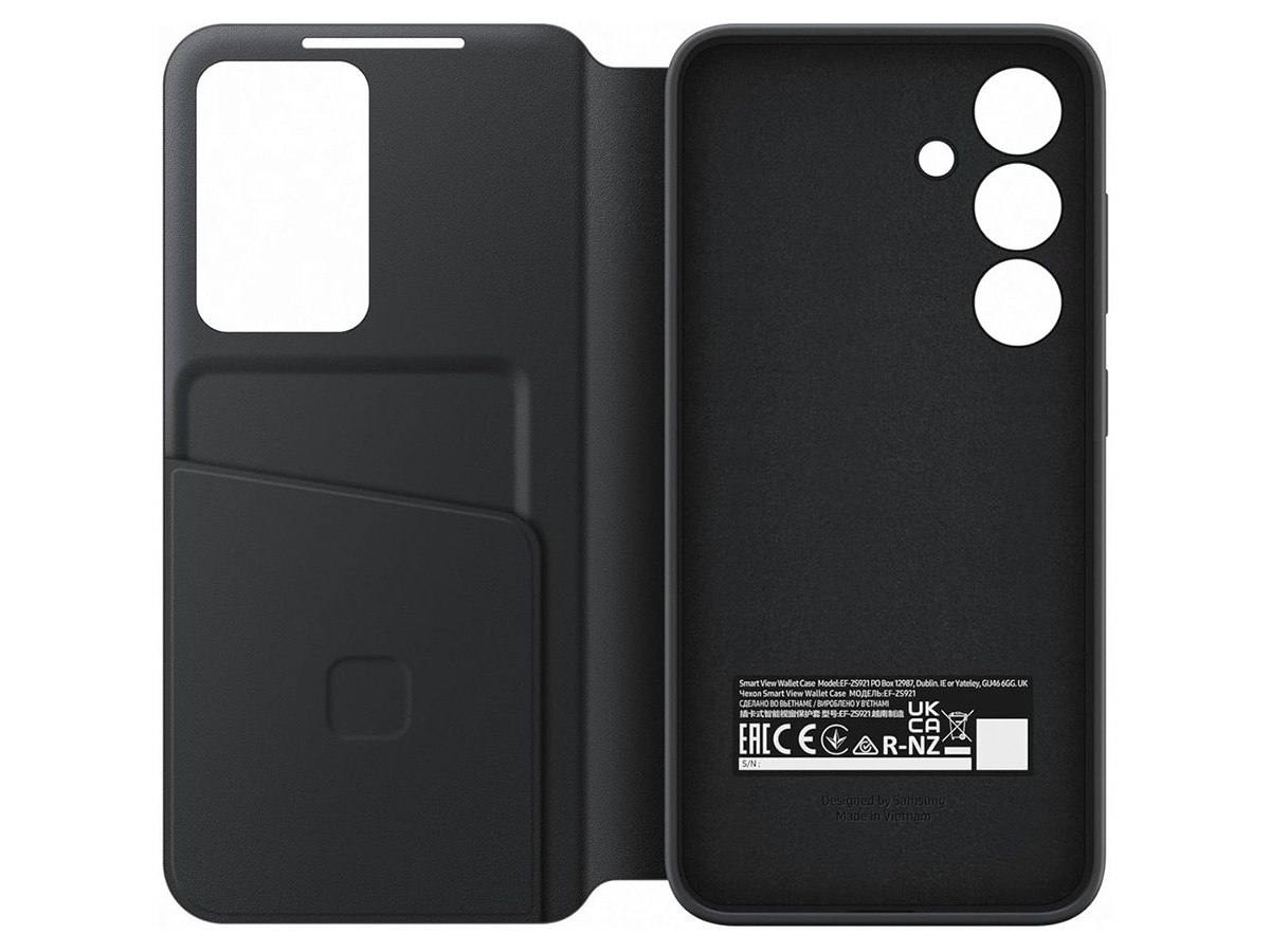 Samsung Galaxy S24 Smart View Wallet Case Zwart (EF-ZS921CB)