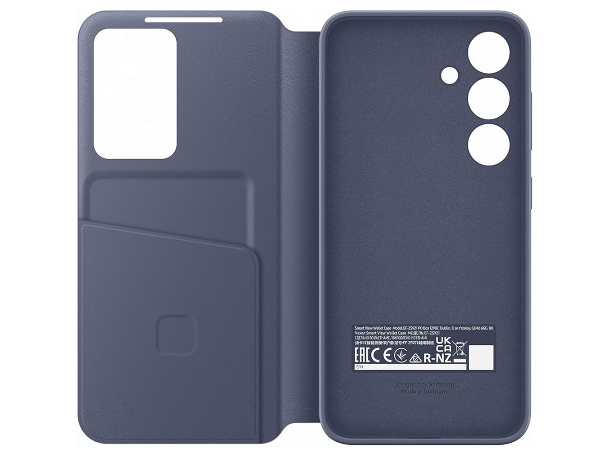 Samsung Galaxy S24 Smart View Wallet Case Paars (EF-ZS921CV)