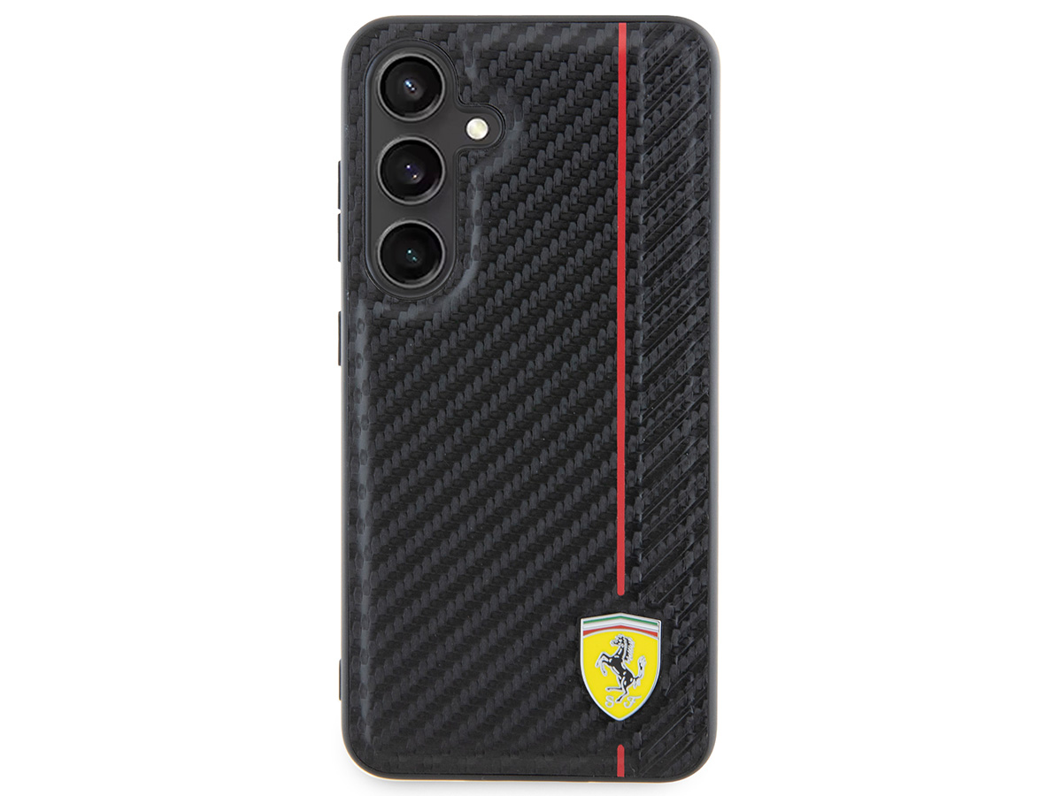 Ferrari Carbon Line Case - Samsung Galaxy S24+ hoesje