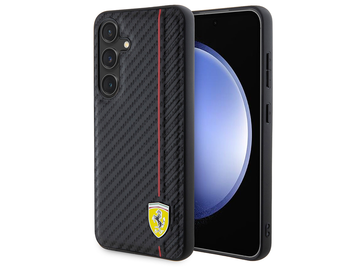 Ferrari Carbon Line Case - Samsung Galaxy S24+ hoesje