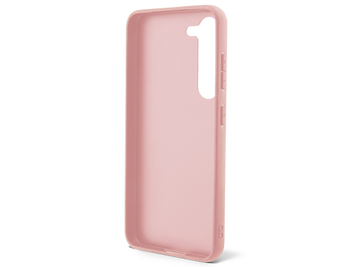 Guess Glitter Script Case Roze - Samsung Galaxy S24+ hoesje