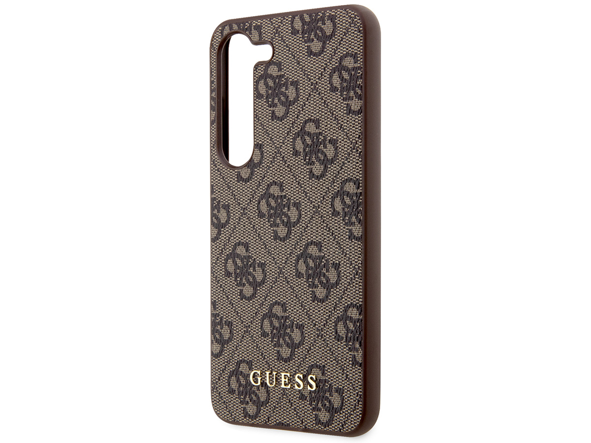 Guess Monogram Case Bruin - Samsung Galaxy S24+ hoesje