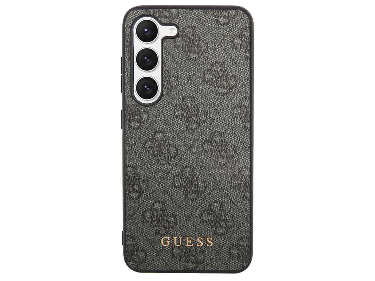 Guess Monogram Case Grijs - Samsung Galaxy S24+ hoesje