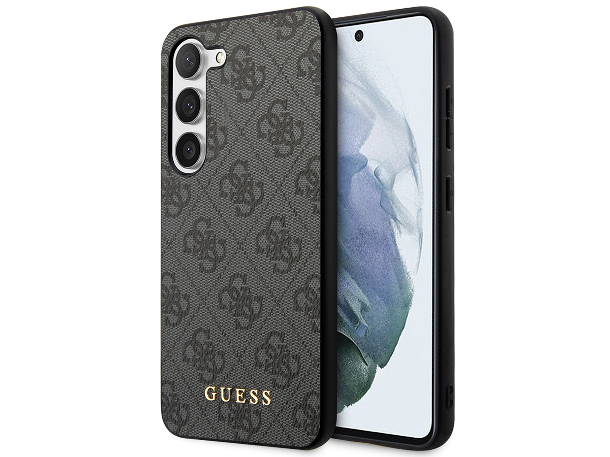 Guess Monogram Case Grijs - Samsung Galaxy S24+ hoesje