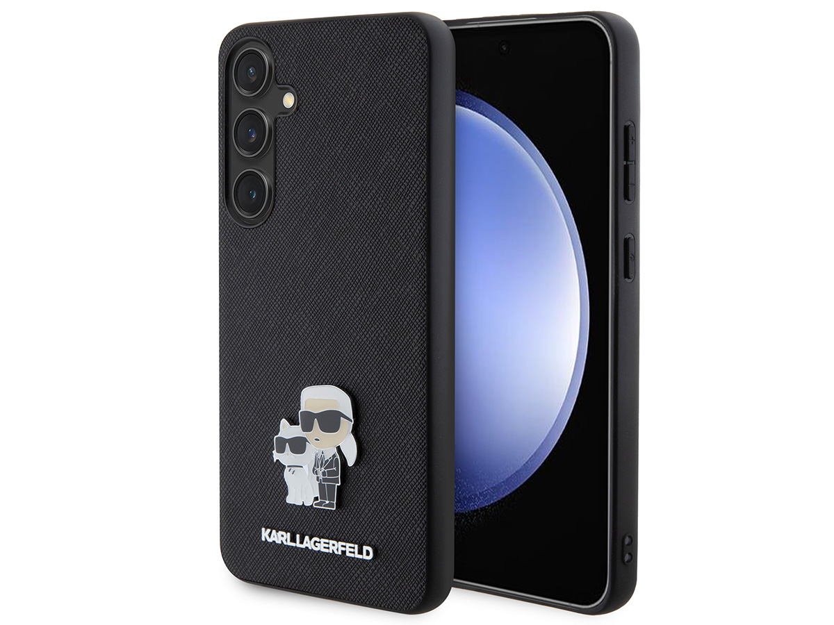 Karl Lagerfeld Ikonik Duo Metal Case - Samsung Galaxy S24+ hoesje