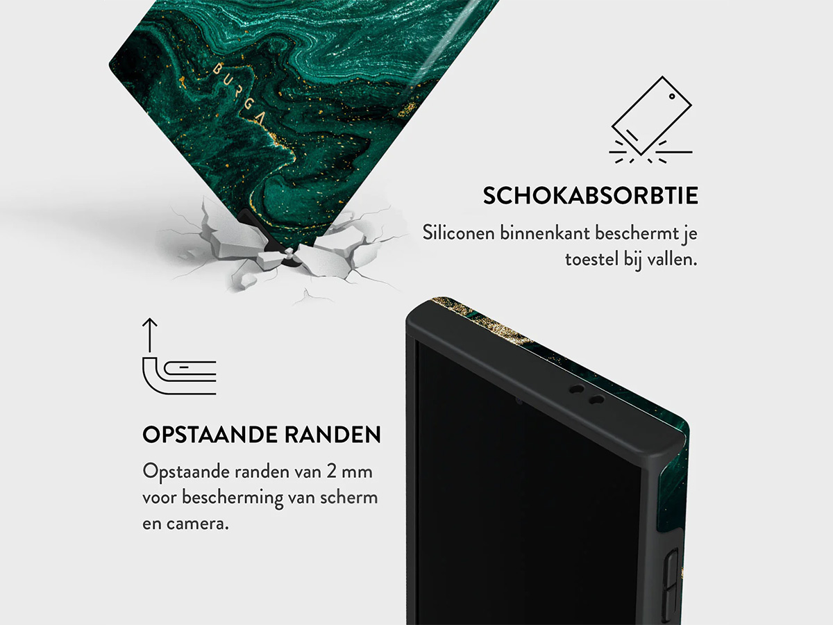 Burga Tough Case Emerald Pool - Samsung Galaxy S24 Ultra Hoesje
